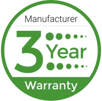 3 year warranty logo