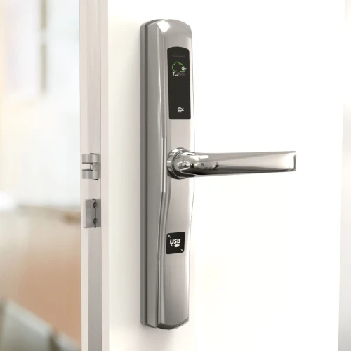 Rezlok door handle on door