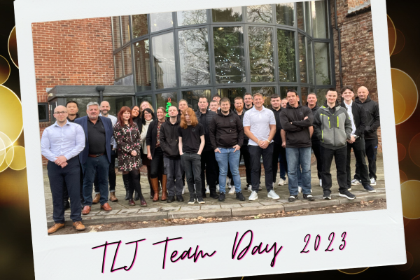 Photo of the TLJ team all together at the team day