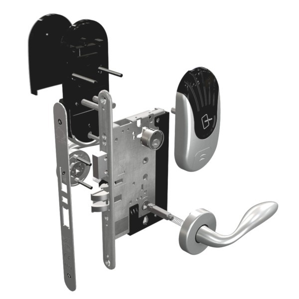 Identity low maintenance lock exploded view